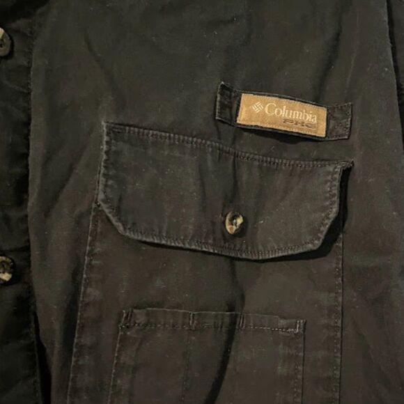 Columbia Men's Performance Hunting Gear Gorpcore Blue Button Dn Lng Slve Shirt L - Picture 5 of 8